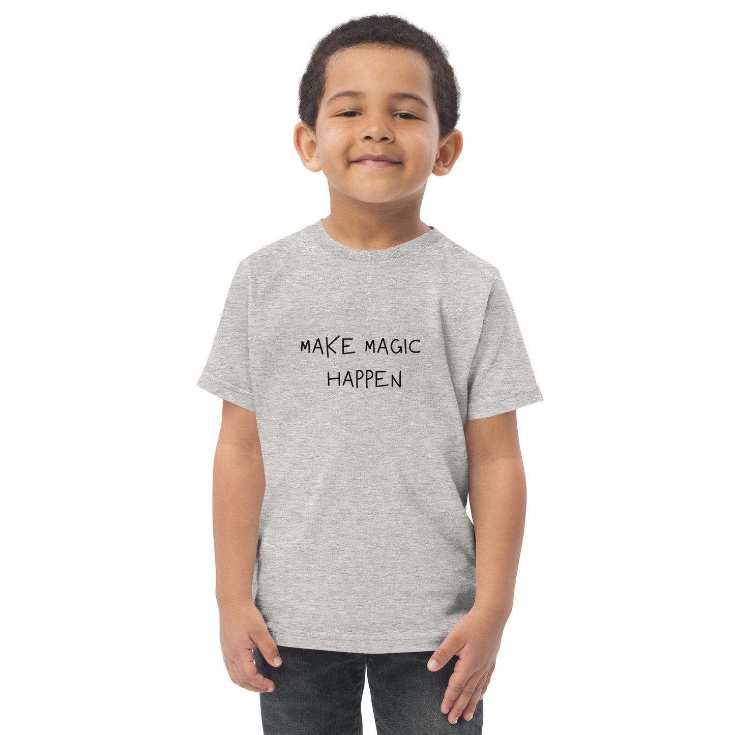 Toddler jersey t-shirt - MAKE MAGIC HAPPEN
