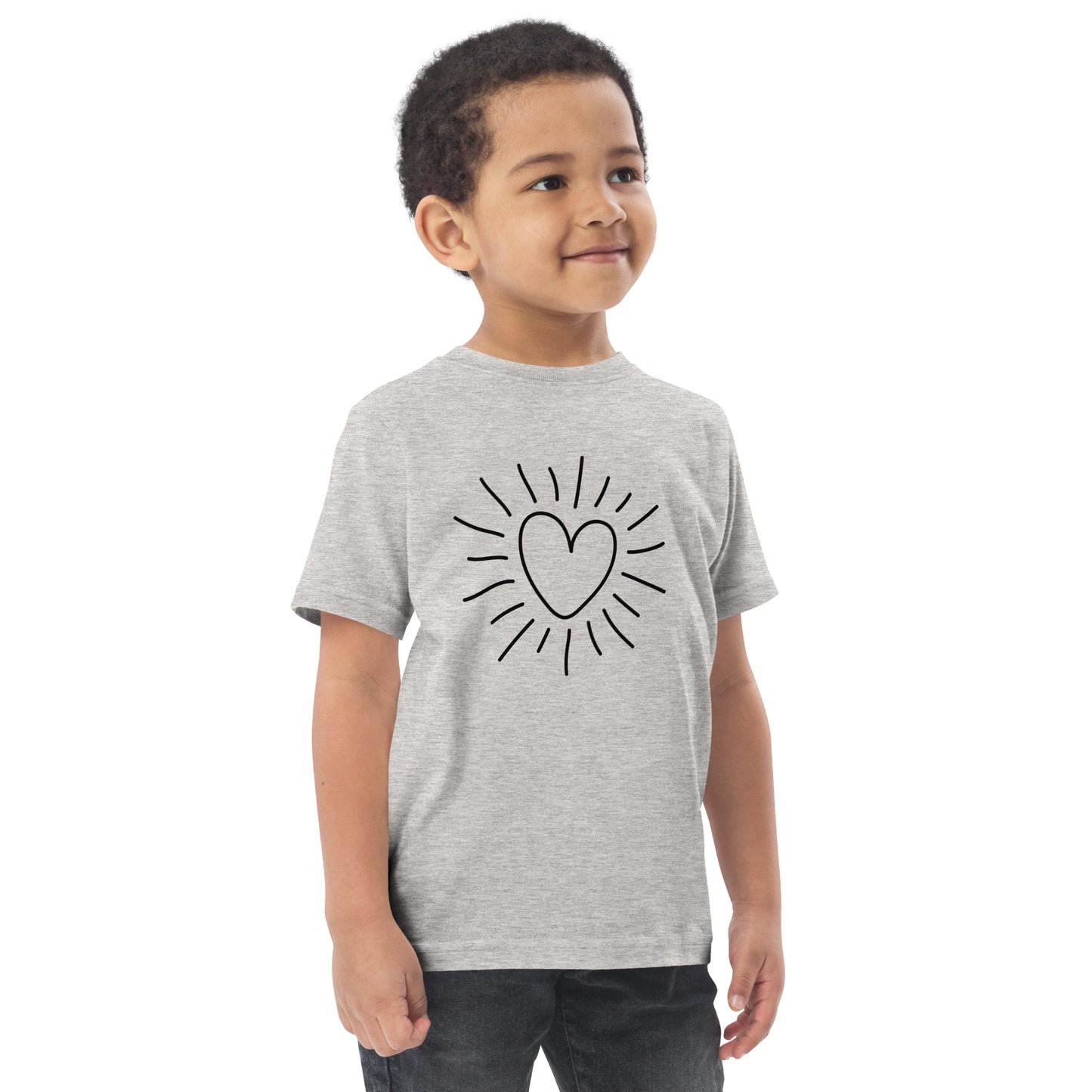 Toddler jersey t-shirt - heart