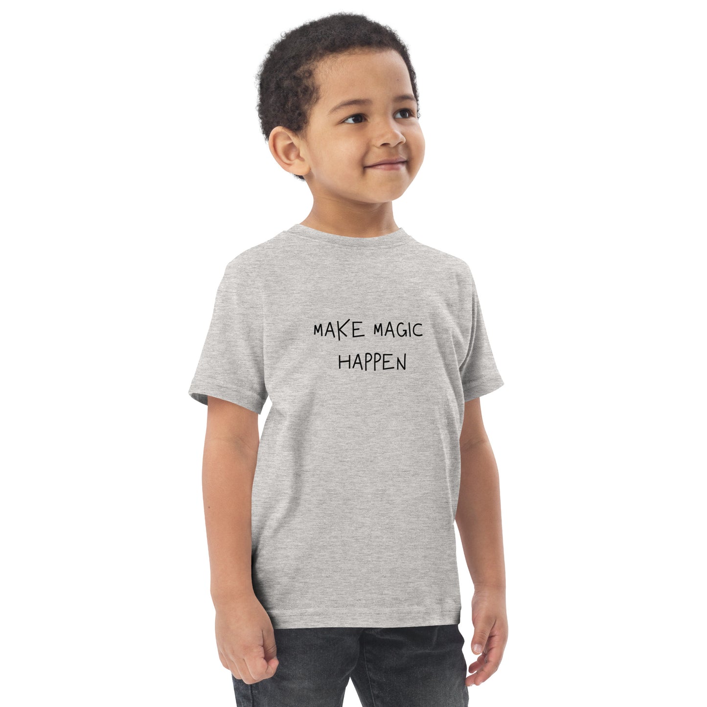 Toddler jersey t-shirt - MAKE MAGIC HAPPEN