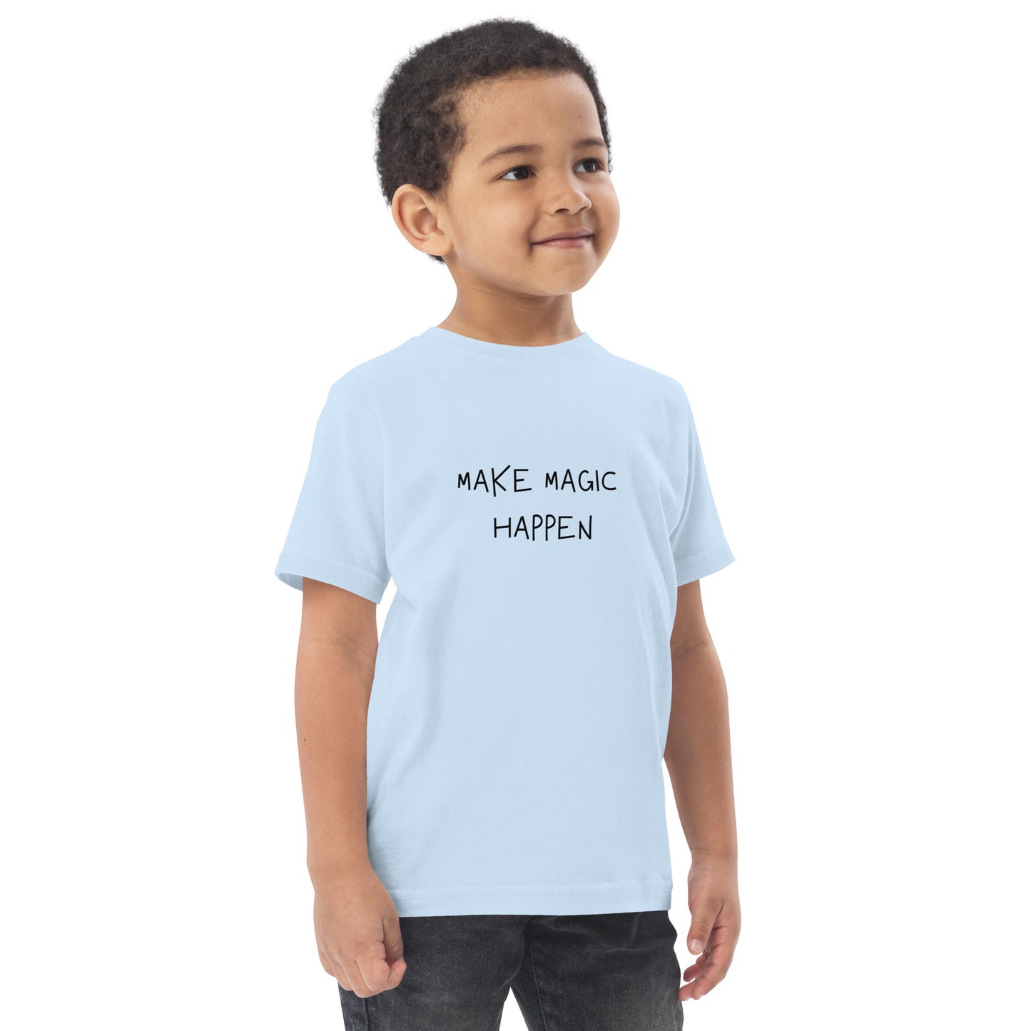 Toddler jersey t-shirt - MAKE MAGIC HAPPEN