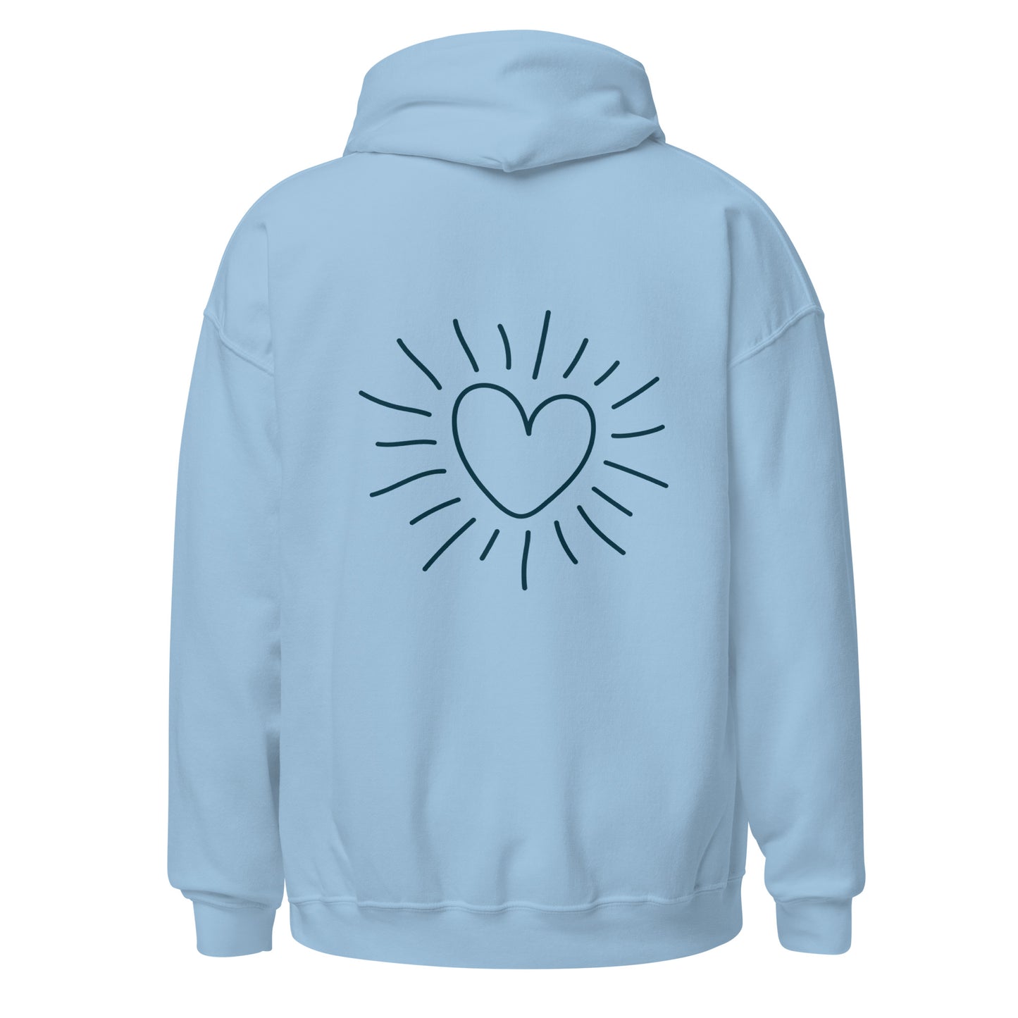 Unisex Hoodie - Heart (back)
