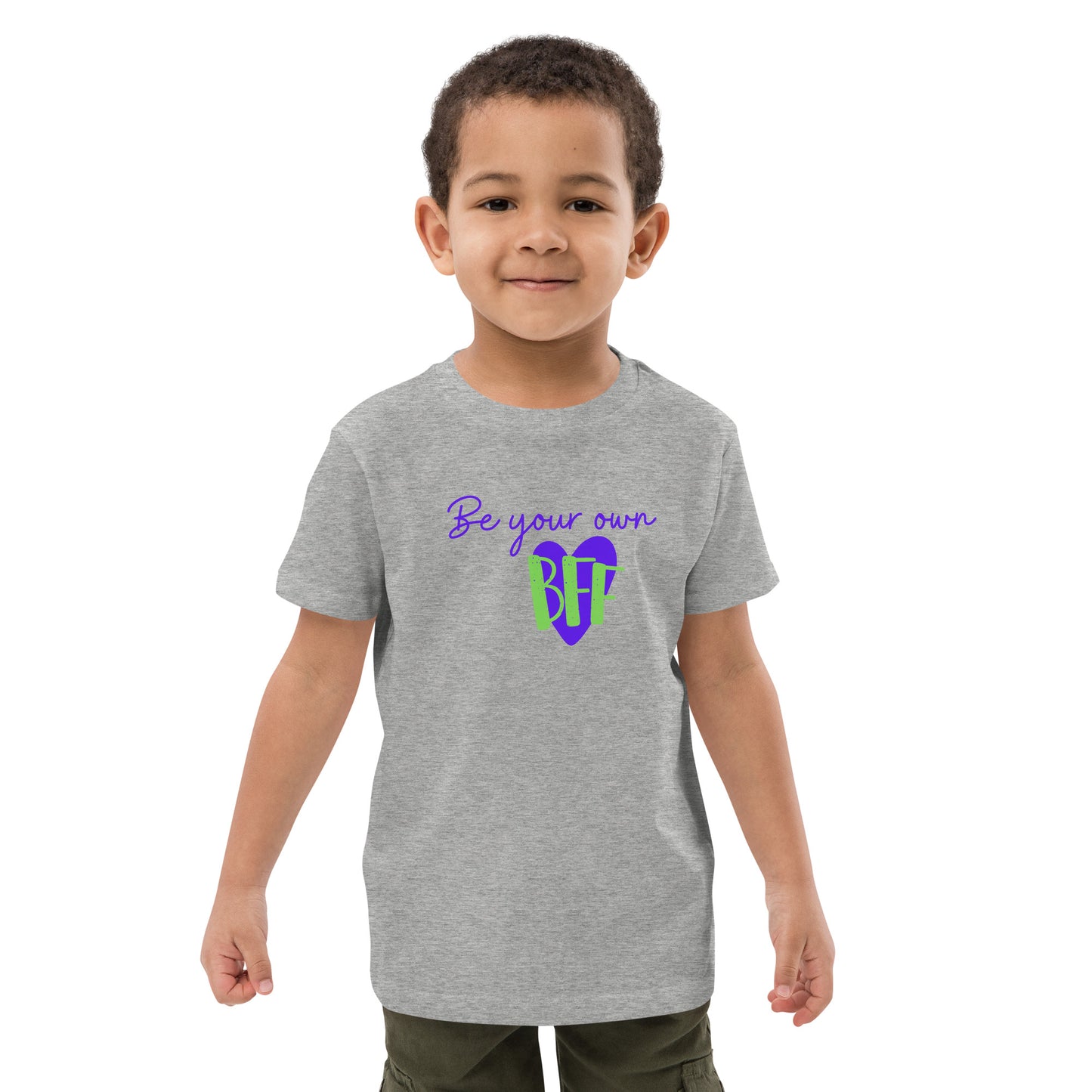 Organic cotton kids t-shirt - Be your own BFF