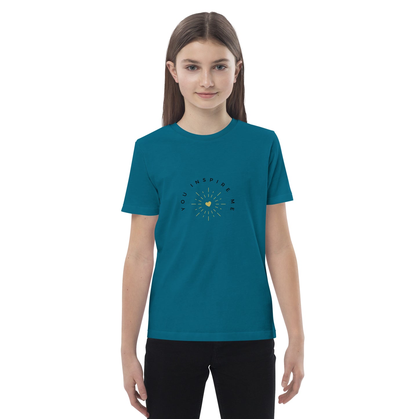 Organic cotton kids t-shirt - YOU INSPIRE ME