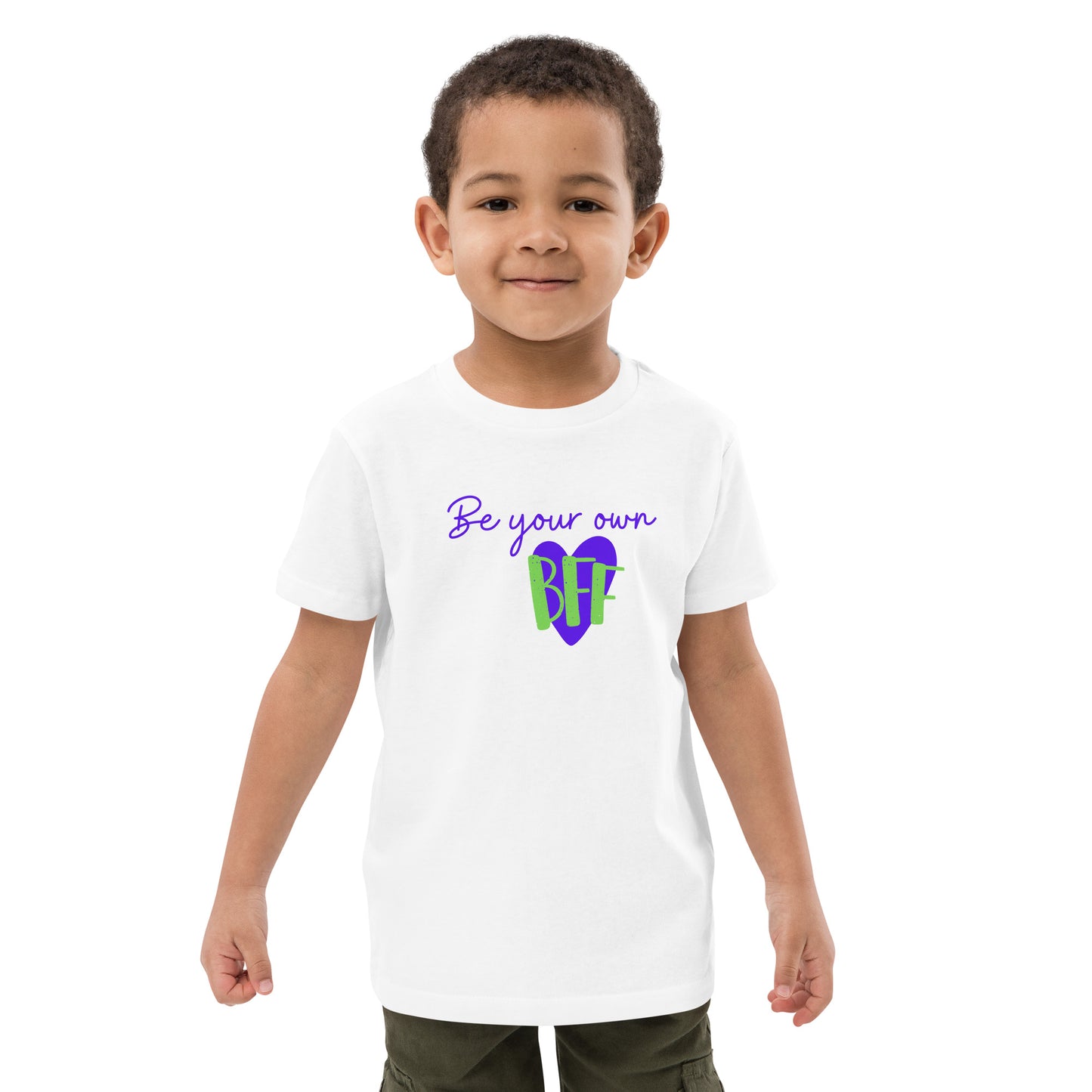 Organic cotton kids t-shirt - Be your own BFF