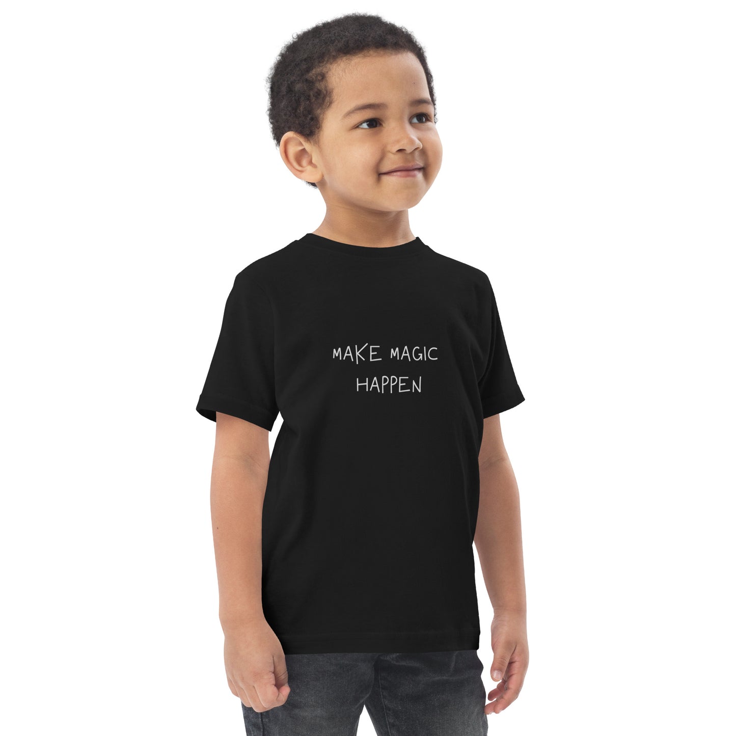 Toddler jersey t-shirt - MAKE MAGIC HAPPEN