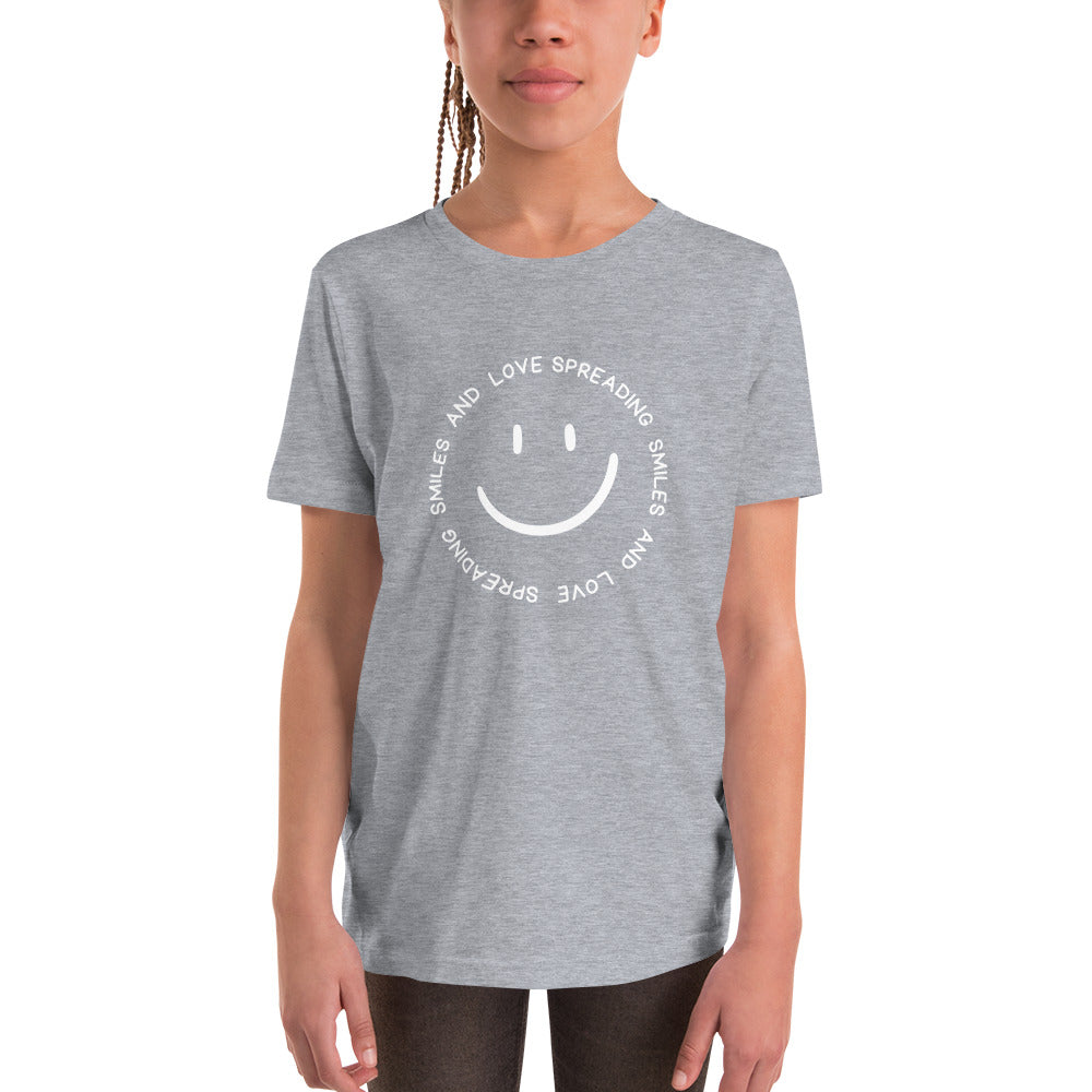 Youth Short Sleeve T-Shirt - SPREADING SMILES AND LOVE