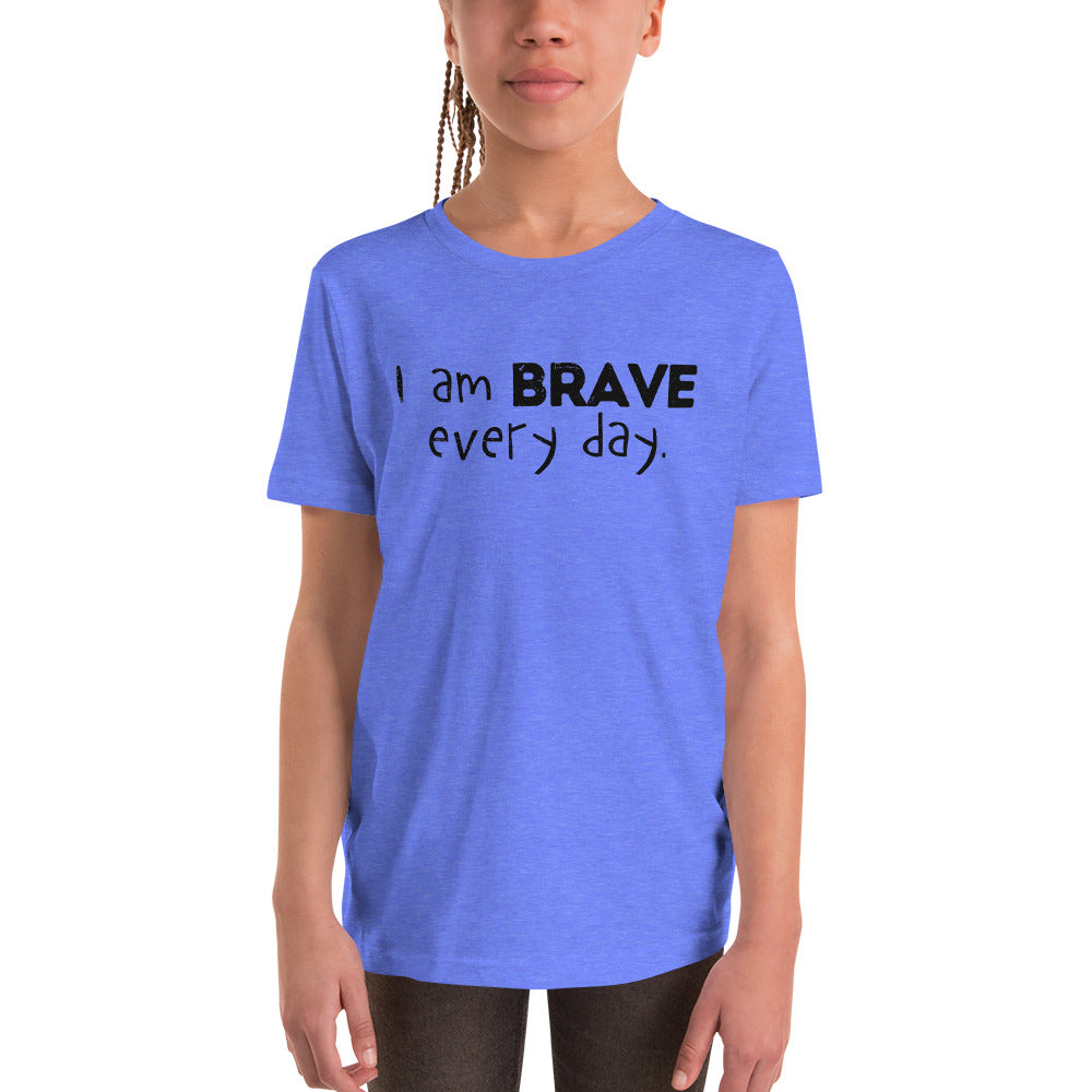 Youth Short Sleeve T-Shirt - I am BRAVE every day