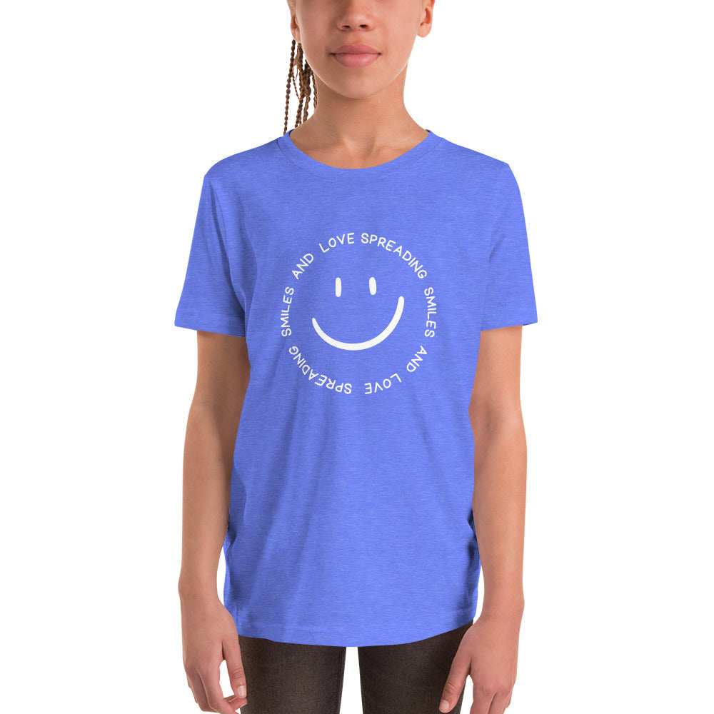 Youth Short Sleeve T-Shirt - SPREADING SMILES AND LOVE