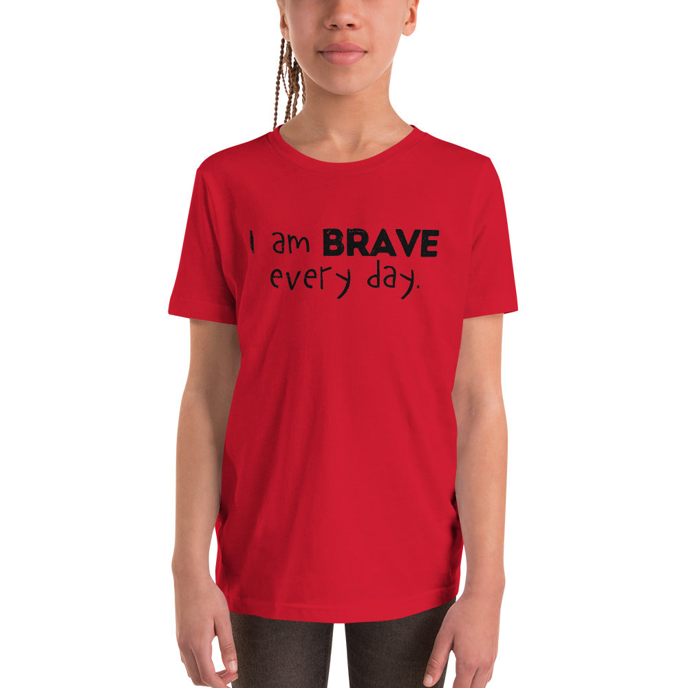 Youth Short Sleeve T-Shirt - I am BRAVE every day